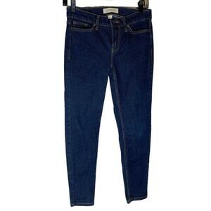 Calvin Klein Ankle Legging Jeans Women's Low Rise Stretch‎ Blue Denim Size 2